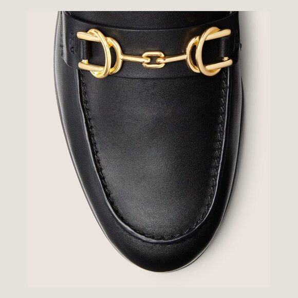 Stuart Weitzman Owen Buckle Loafer in Black Leather – Size 8.5 (NWT) - Picture 3 of 9